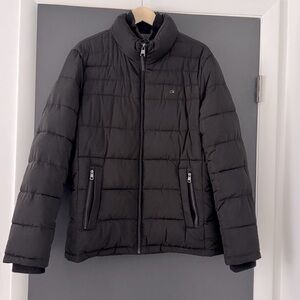 EXCELLENT CONDITION - Calvin Klein Men’s Black Puffer Jacket Sz M